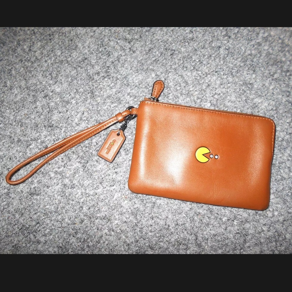 Coach Wristlet, Pac-Man Design, Limited edition, collectable, good used cond.